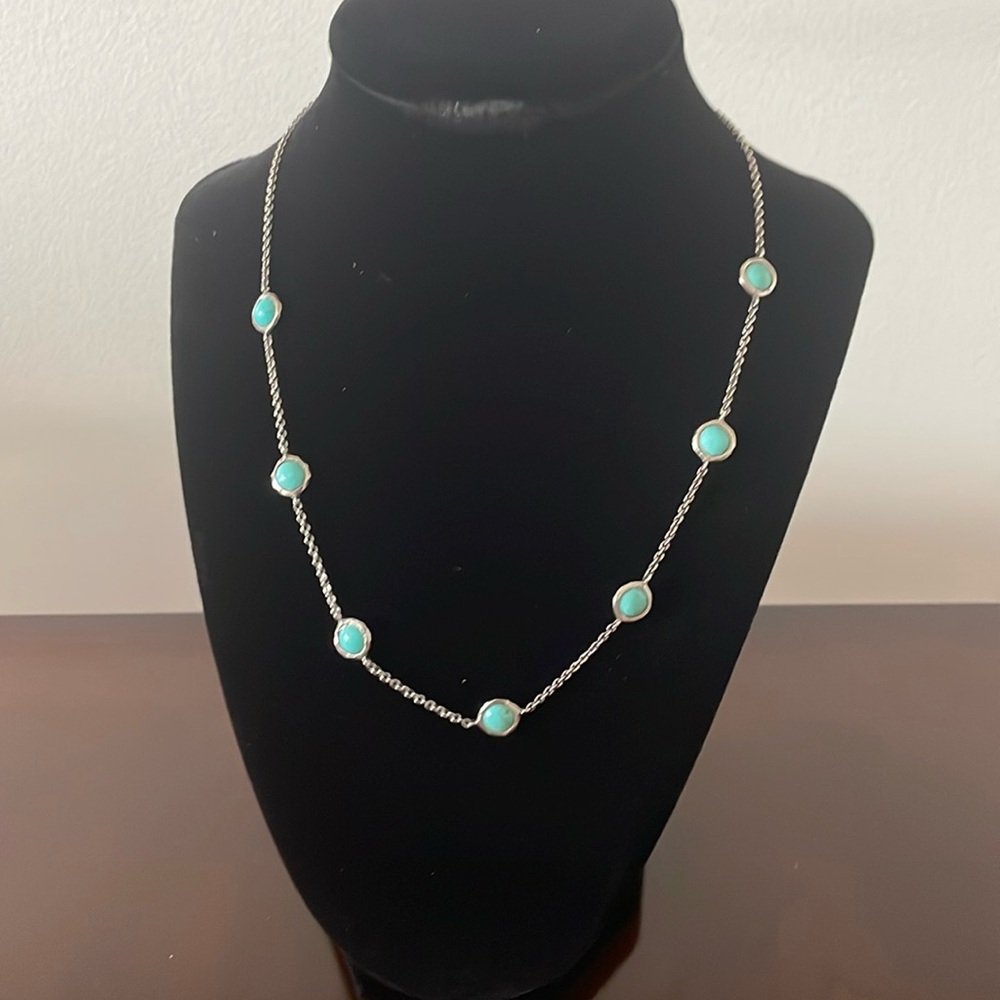 New Ippolita Silver & Turquoise Necklace